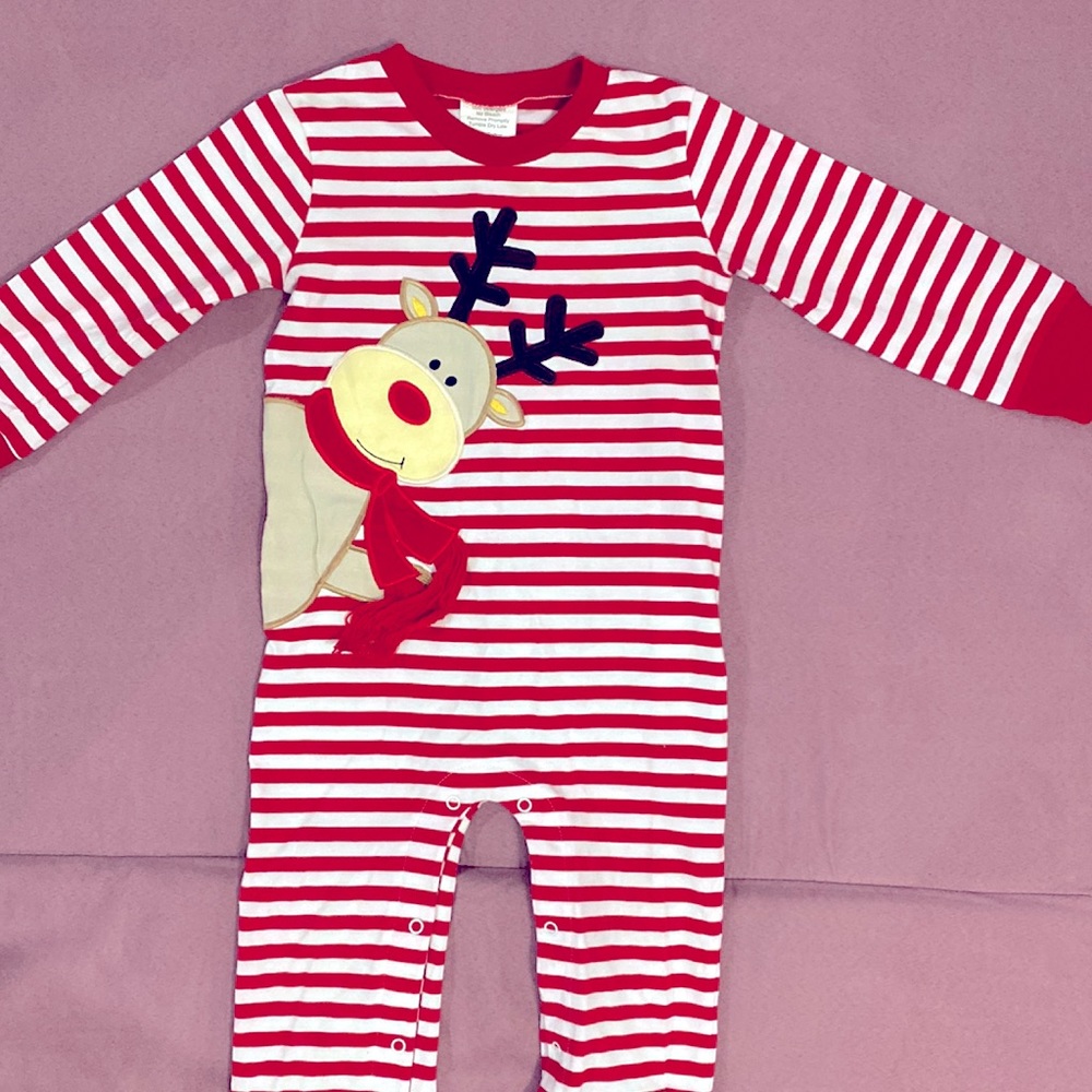Christmas Rudolph Pajamas/Bodysuit